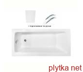 Ванна акриловая TALIA 170х75 Premium (подголовник+ручки) без ног / без обустройства