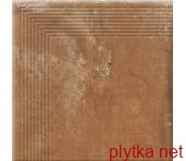 Плитка Клинкер Керамическая плитка Ступенька угловая Piatto Terra 30x30x0,9 код 8686 Cerrad 0x0x0