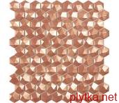 Керамическая плитка Мозаика 31,5*31,5 Magic Copper Hex 48 D 0x0x0