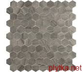 Керамическая плитка Мозаика Мозайка 31,5*31,5 Desert Paloma Hex серый 315x315x0 матовая