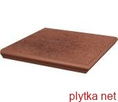 Керамічна плитка Клінкерна плитка TAURUS BROWN 33х33 (кутова сходинка з капіносом) 0x0x0