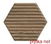 Керамічна плитка Плитка стінова Serene Brown Heksagon STR 17,4x19,8 код 2895 Ceramika Paradyz 0x0x0