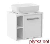 VYSKOV комплект меблів 60см, білий:: тумба підвісна, зі стільницею, 1 ящик + умивальник накладний арт i11057