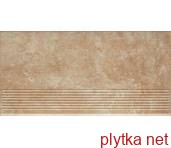 Керамічна плитка Клінкерна плитка ILARIO BEIGE 30x60 (сходинка) 0x0x0