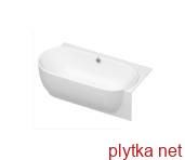 LUV Ванна пристенная 180x95 см правосторонняя с ножками и панелью, DuraSolid® (700432000000000)