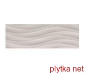 Керамическая плитка Плитка стеновая Living Grey Wave RECT 25x75 код 0169 Ceramika Color 0x0x0