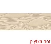 Керамічна плитка SERENE BEIGE SCIANA STRUKTURA REKT. 25х75 (плитка настінна) 0x0x0
