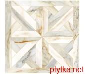 Керамограніт Керамічна плитка GOLDEN PURE ELITE WHITE DECOR LX RT 59.6х59.6 592364 (декор для підлоги і стін) 0x0x0