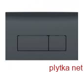 delta50 смывная клавиша, пластик, черный ral 9005