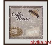 Керамічна плитка COFFEE TIME BROWN B 15х15 (плитка настінна, декор: кава) 0x0x0
