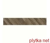 Керамограніт Керамічна плитка 9L7180 WOOD CHEVRON LEFT 15х90 (плитка для підлоги і стін), коричнева 0x0x0