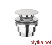 Клапан Клік-Клак для сифона з керамічною кришкою Latte Milky White Matt (PLCE)