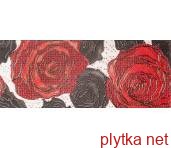 Керамічна плитка SOTE Rose 20x50 (плитка настінна, декор: квіти троянди) W BK 0x0x0