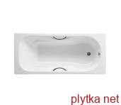 malibu bathtub 170 * 75cm, with handles, without legs
