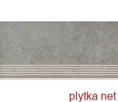 Керамогранит Керамическая плитка Плитка Клинкер HIGHBROOK GREY STEPTREAD 29.8х59.8 (ступенька) 0x0x0