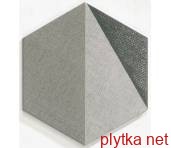 Керамограніт Керамічна плитка K·38 HEXTANGRAM FABRIC GREY 28.5х33 (шестигранник) (плитка для підлоги та стін) 0x0x0