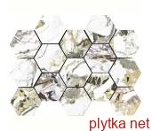 Керамическая плитка Декор 32,5*22,5 Cr.lux Grotta Oro Hexagonos 0x0x0