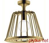 Верхний душ Axor Lamp 275 1jet с держателем к потолку Polished Gold Optic (26032990)