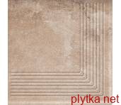 Керамічна плитка Клінкерна плитка SCANDIANO OCHRA 30x30 (сходинка кутова) 0x0x0