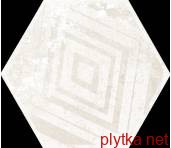 Керамогранит Керамическая плитка SIGMA WHITE 21.6х24.6 (шестигранник) B-100 (плитка для пола и стен) 0x0x0