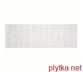 Керамічна плитка EXA REL WHITE 33x100 (плитка настінна, декор) 0x0x0