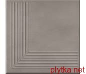 Клінкерна плитка Керамічна плитка LOFT GREY STEPTREAD CORNER 300x300x11
