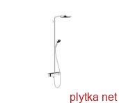 Душова система Pulsify Showerpipe для ванни 260 1jet 400, Chrome (24230000)