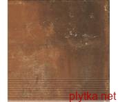 Керамическая плитка Плитка Клинкер PIATTO RED 30х30 (ступенька) 0x0x0