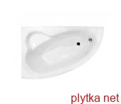 Ванна акрилова NATALIA Premium 150х100 ліва (підголовник+ручки), без ніг та обудови