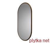 LIEM Зеркало овальное 110x60 см, рама из массива ореха, ручная работа (100253648)