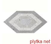 Керамогранит Керамическая плитка PORTLAND COMBI GREY KAYAK 17x33 (шестигранник) (плитка для пола и стен) 0x0x0
