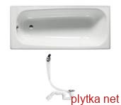 комплект: contesa ванна 170*70см прямоугольная, без ножек + simplex сифон для ванны