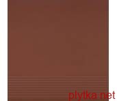 Керамическая плитка Плитка Клинкер BURGUND 30х30х1.1 (ступенька) 0x0x0
