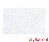 Керамическая плитка Кафель д/стены SANSA WHITE PATTERN GLOSSY 25х40 0x0x0