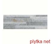 Керамическая плитка Керамогранит Плитка 17*52 Eos Gris Mat Compacglass серый 170x520x0 рельефная глазурованная 