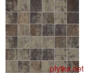 Керамическая плитка Мозаика Oxydum Rust (Tozz. 5*5) коричневый 300x300x0 полированная