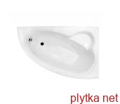 Ванна акриловая NATALIA Premium 150х100 правая (подголовник + ручки) без ног и обустройства