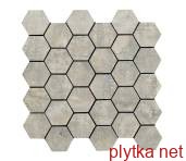 Керамогранит Керамическая плитка Мозаика ARTILE GREIGE NAT RET 28х29 (шестигранник) M303 (156332) (плитка для пола и стен) 0x0x0
