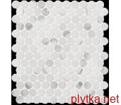 Керамограніт Керамічна плитка Мозаїка ROMA DIAMOND STATUARIO ROUND GRES MOSAICO 29.5x32.5 FNJE (мозаїка) 0x0x0