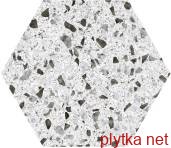Керамогранит Керамическая плитка VENICE WHITE HEX 22x25 (шестигранник) (плитка для пола и стен) 0x0x0
