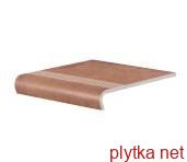 Керамічна плитка Клінкерна плитка V-SHAPE COTTAGE SALT 30x32 (сходинка з капіносом) 0x0x0