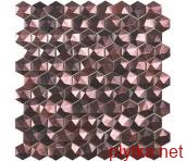 Керамическая плитка Мозаика 31,5*31,5 Magic Bronze Hex 45 D 0x0x0