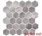 Керамическая плитка HP 6007 HEXAGON серый 295x295x9 матовая