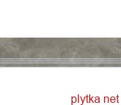 Керамограніт Керамічна плитка Клінкерна плитка QUENOS GREY STEPTREAD 29.8х119.8 (сходинка) 0x0x0