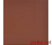 Керамическая плитка Плитка Клинкер BURGUND 30х30х1.1 (угловая ступенька) 0x0x0