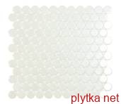 Керамическая плитка Мозаика Мозайка 30,1*31,3 Br White Circle 6000C белый 301x313x0 глянцевая