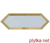 Керамическая плитка ECLIPSE SKY BLUE GOLD BISEL 10x30 (плитка настенная, декор) 0x0x0
