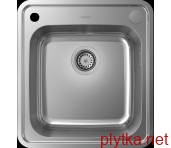 Кухонна мийка S412-F400 на стільницю 480х520 з сифоном automatic (43335800) Stainless Steel