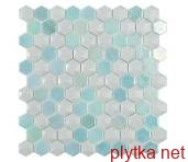 Керамическая плитка Мозаика 31,5*31,5 Glacier Mix Hex 0x0x0