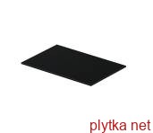 DURASQUARE Полочка стеклянная 42х26,4 для металлической консоли, Black (0099668400)
